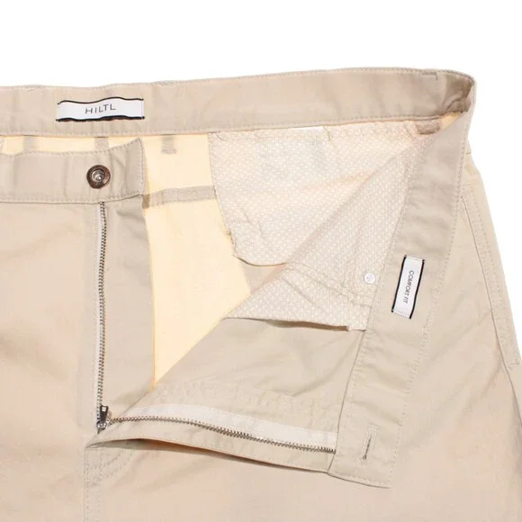 Hiltl NWT 5 Pocket Jean Cut Casual Pants Size 42 x 34 Noah In Beige Cotton Blend